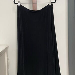 Long and Swishy Black Skirt by Coldwater Creek